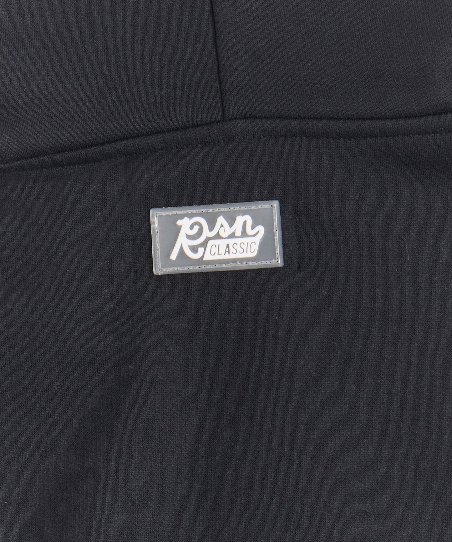 Essential Heavyweight Fleece Baggy Fit Comfy Hoodie - Black