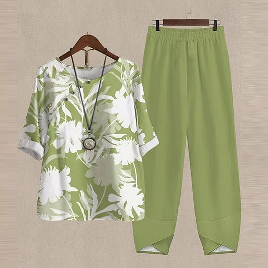 Lilou - Comfortable and Chic Shirt and Pants Set