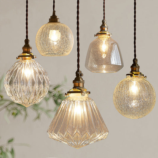 Hanglamp Kristalglas Transparant Scandinavisch Retro E27 15cm LED Eetkamer Woonkamer Minimalistisch | Restfield