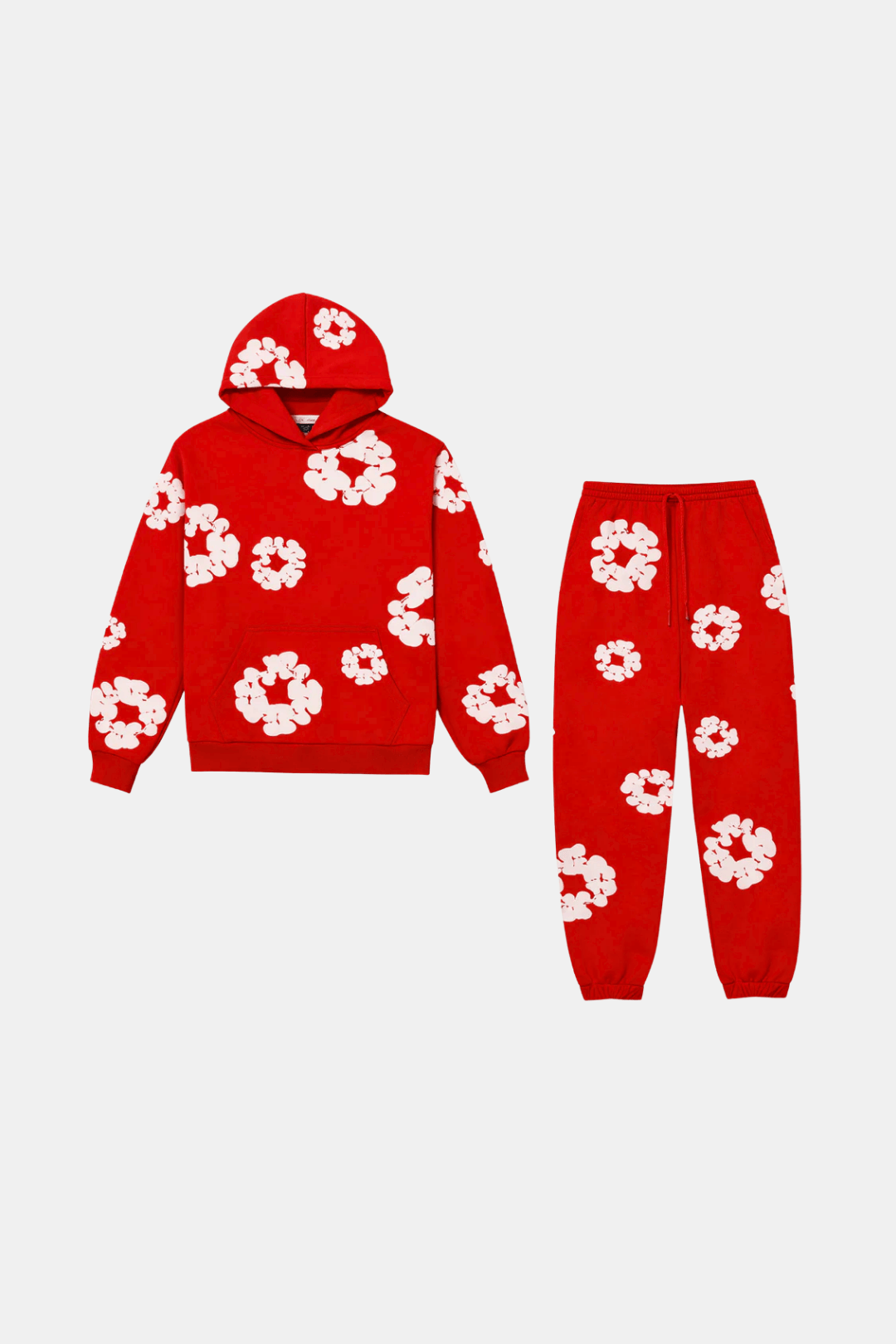 Reeva - Floral Relaxed Winter Flower Tears Tracksuit