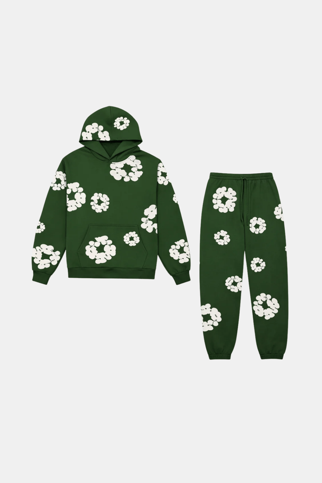 Reeva - Floral Relaxed Winter Flower Tears Tracksuit