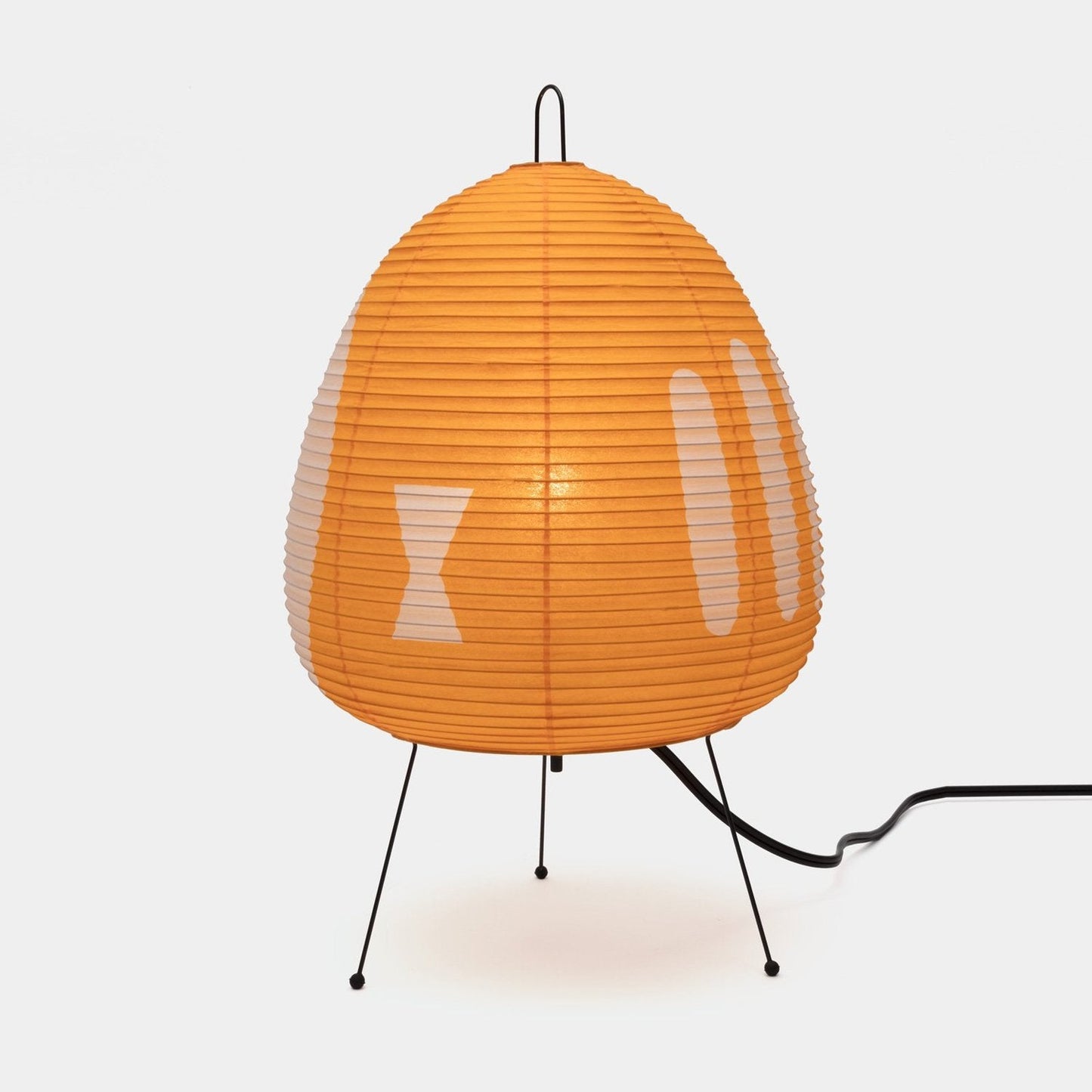 Reispapierlampe | Japanische Tischlampe | Sanftes Wabi Sabi Licht | HikariGlow