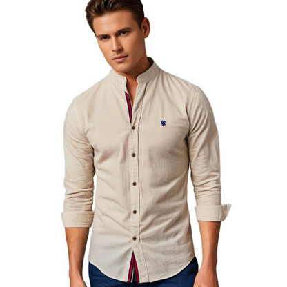 Camicia a maniche lunghe da uomo Premium, resistente e confortevole