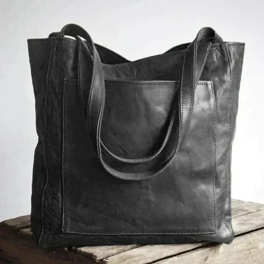 Skórzana Torba na Ramię w Rozmiarze Maxi