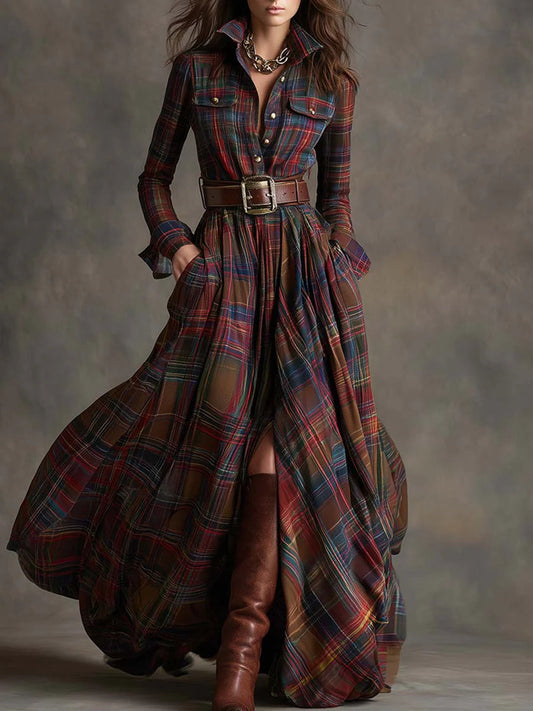 Jacqueline - Classic Button-Up Shirt Dress