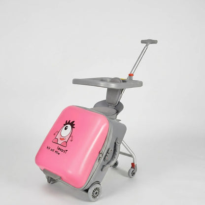 Rideable Child Luggage With Seat - Trollikot