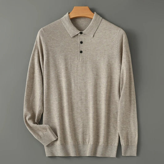 Riku | Ademend merinowollen polo shirt 0