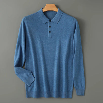 Riku | Ademend merinowollen polo shirt 1