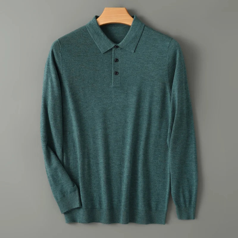 Riku | Ademend merinowollen polo shirt 2