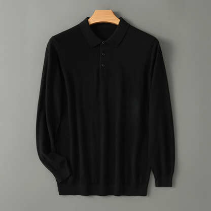 Riku | Ademend merinowollen polo shirt 5