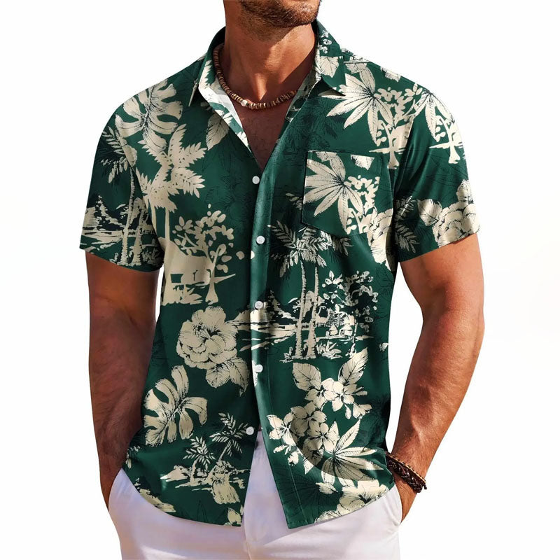 Roberto Russo Hawaiian Button-Up Shirt