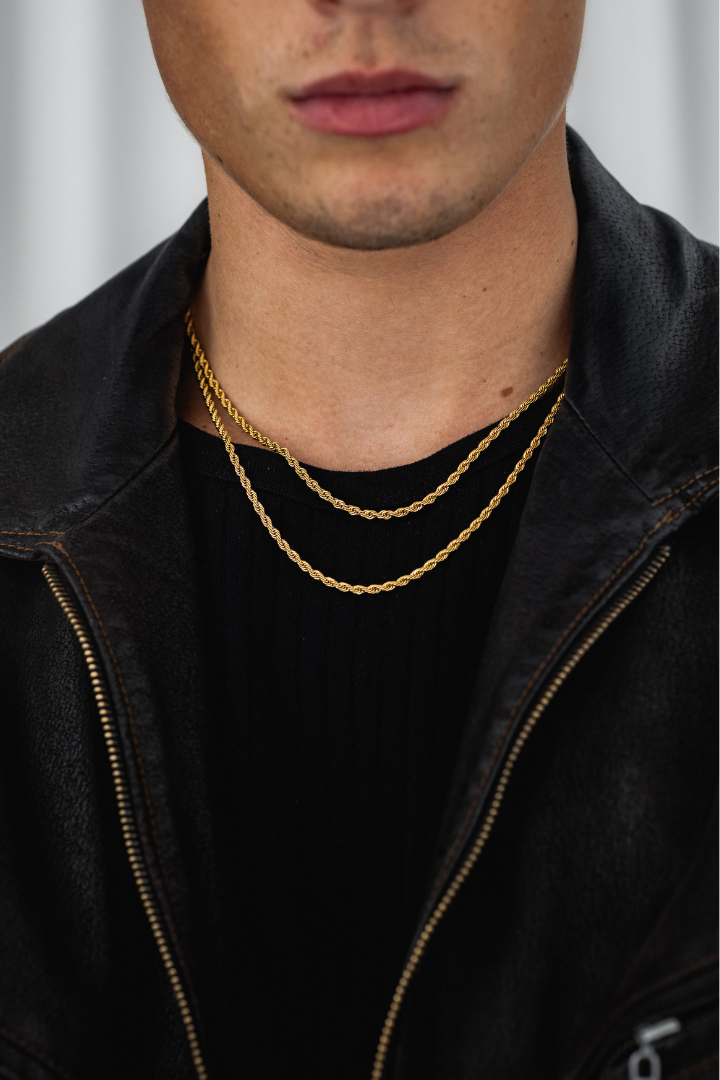 Rope Chain 3mm (Guld)