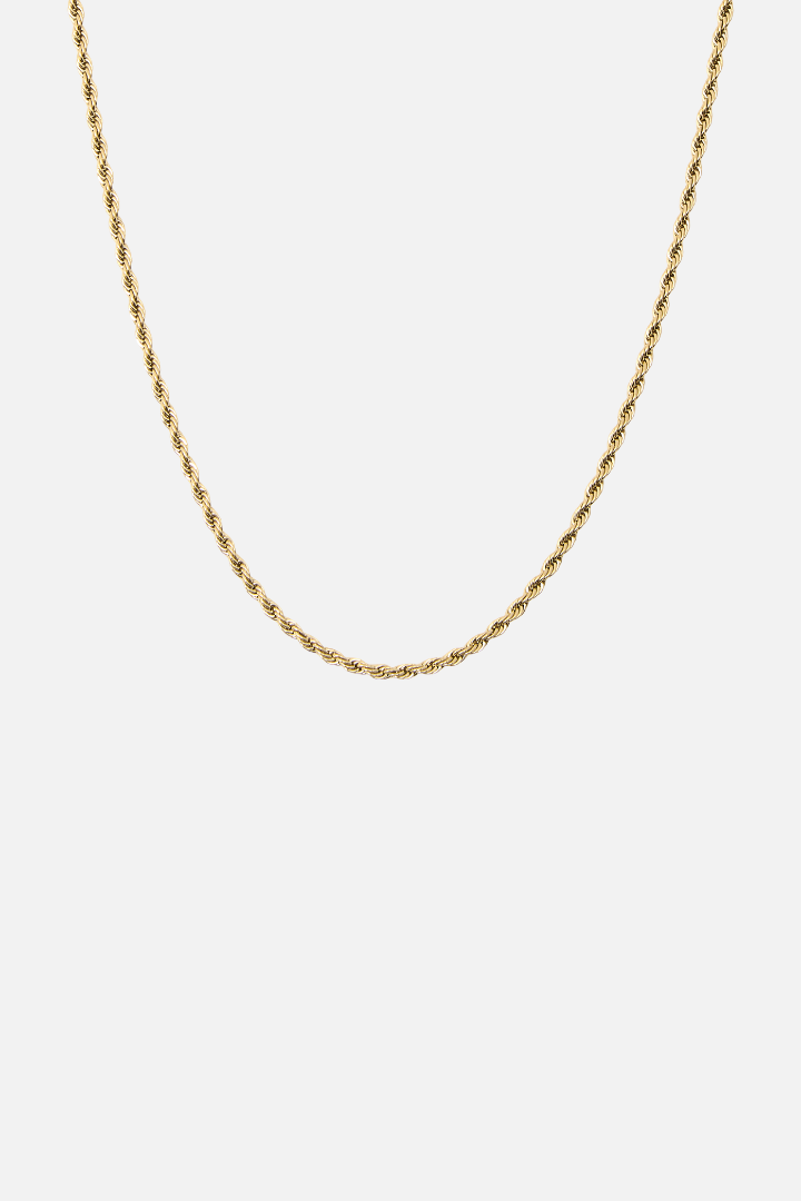 Rope Chain 3mm (Guld)