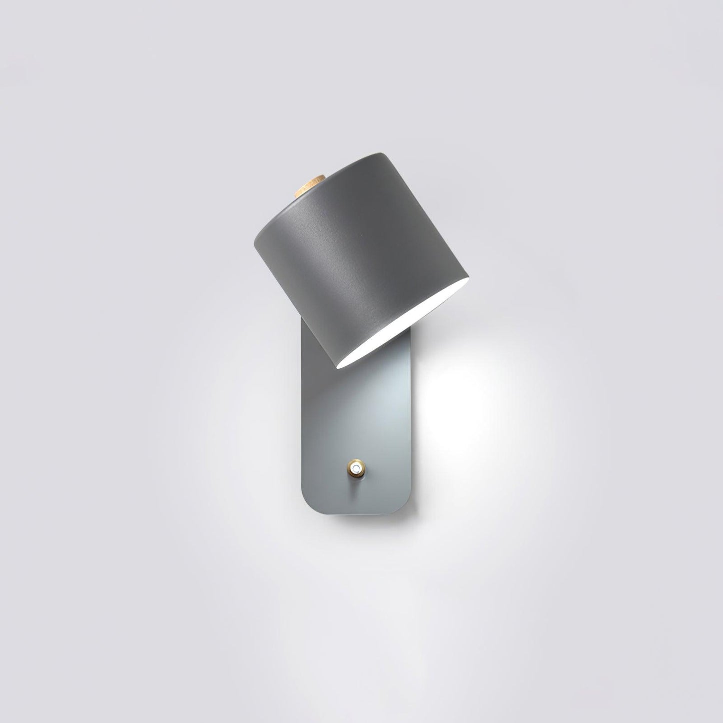Giro Legno | Draaibare Cilinder Wandlamp – 350° Verstelbaar – Metaal & Hout