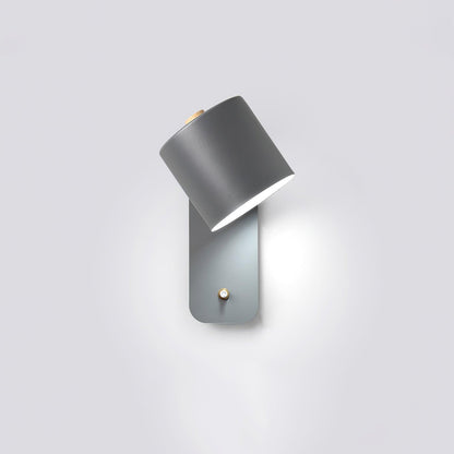 Giro Legno | Draaibare Cilinder Wandlamp – 350° Verstelbaar – Metaal & Hout