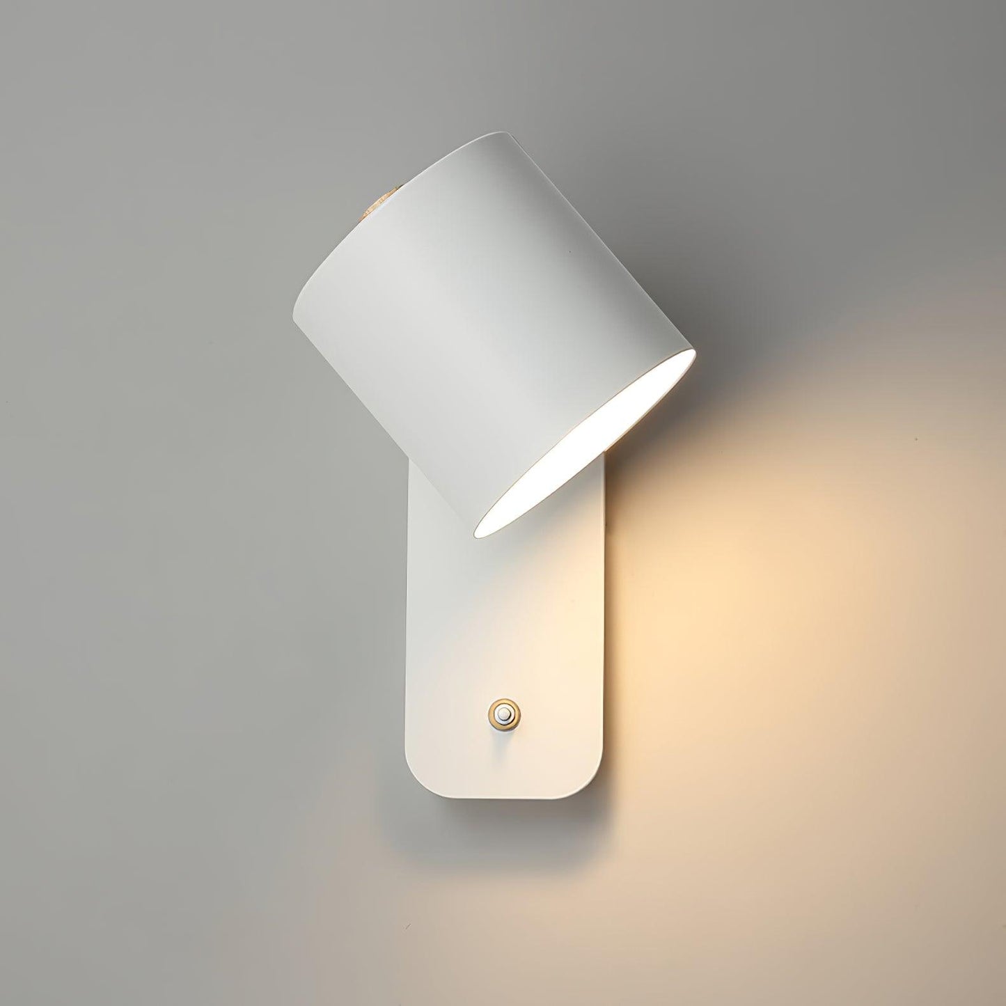 Giro Legno | Draaibare Cilinder Wandlamp – 350° Verstelbaar – Metaal & Hout