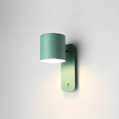 Giro Legno | Draaibare Cilinder Wandlamp – 350° Verstelbaar – Metaal & Hout