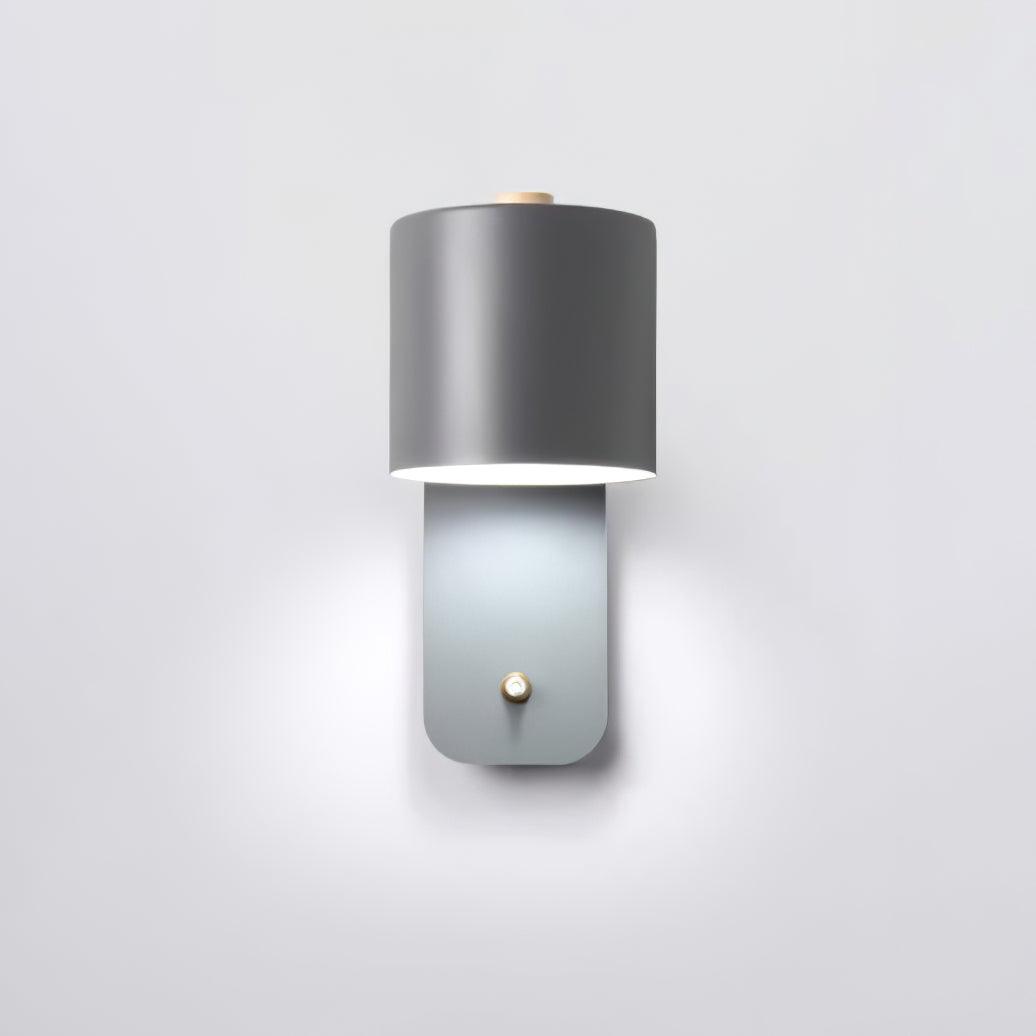Giro Legno | Draaibare Cilinder Wandlamp – 350° Verstelbaar – Metaal & Hout