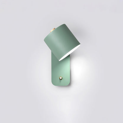 Giro Legno | Draaibare Cilinder Wandlamp – 350° Verstelbaar – Metaal & Hout