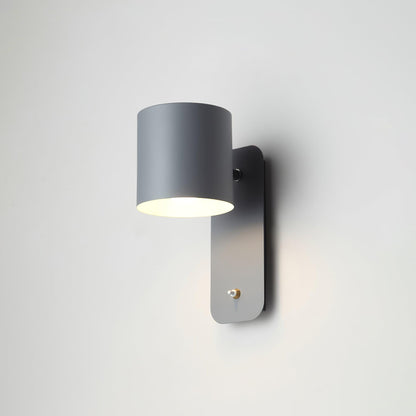 Giro Legno | Draaibare Cilinder Wandlamp – 350° Verstelbaar – Metaal & Hout