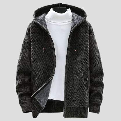 Rowan™ - Vinterhettejakke med Fleecefôr og Strikk