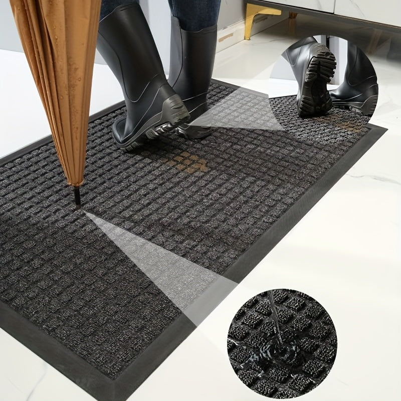 Royallure Durable Doormat for Indoor and Outdoor Use, Moisture and Dirt Blocking 1