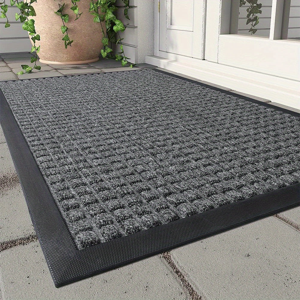 Royallure Durable Doormat for Indoor and Outdoor Use, Moisture and Dirt Blocking 4