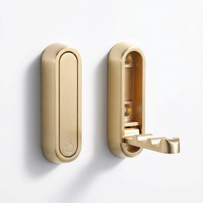 Royallure Foldable Wall Coat Hook - Space-Saving Zinc Alloy Design for Organized Living 0