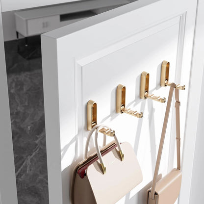 Royallure Foldable Wall Coat Hook - Space-Saving Zinc Alloy Design for Organized Living 7