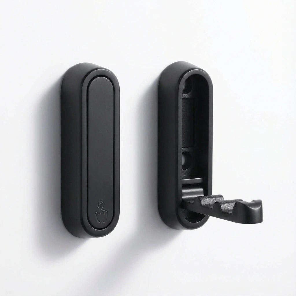 Royallure Foldable Wall Coat Hook - Space-Saving Zinc Alloy Design for Organized Living 9