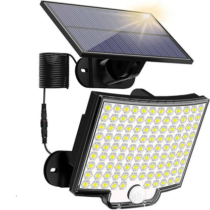 Royallure Solar Outdoor Light with Motion Sensor - 106 LEDs, Waterproof Garden Wall Light