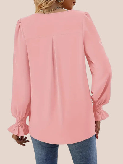 Mira - Blusa Elegante con Escote en V