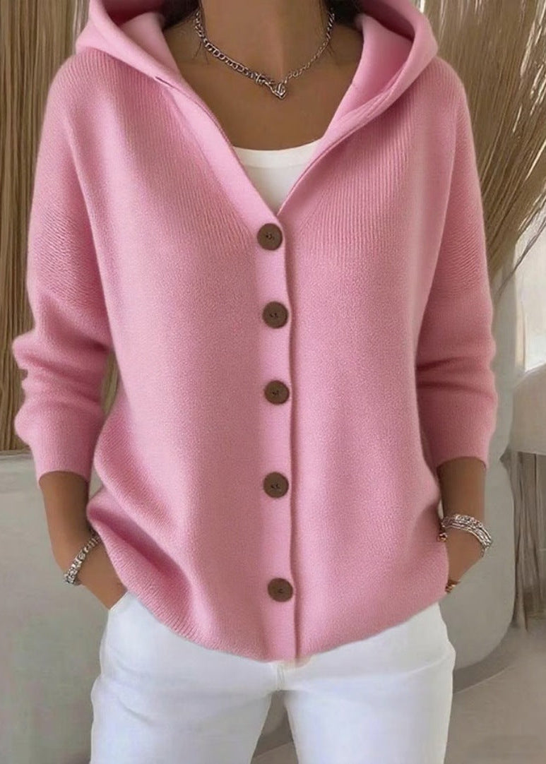 Kaley - Eleganter Strickjacke Mit Langen Ärmeln