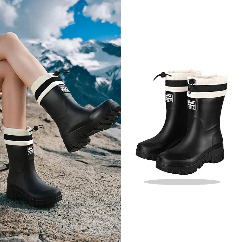 Waterproof Rain Boots for Outdoor Adventures – Durable Slip-On Boots for Wet Weather, Gardening and Everyday Use