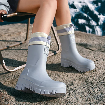Waterproof Rain Boots for Outdoor Adventures – Durable Slip-On Boots for Wet Weather, Gardening and Everyday Use