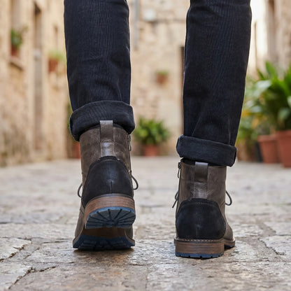 Ruggden - Lace-Up Ankle Boot For Men  Everyday Casual Wear