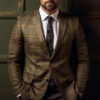 Jordan – Costume Homme Deux Pièces Blazer à Col Cranté & Pantalon Slim