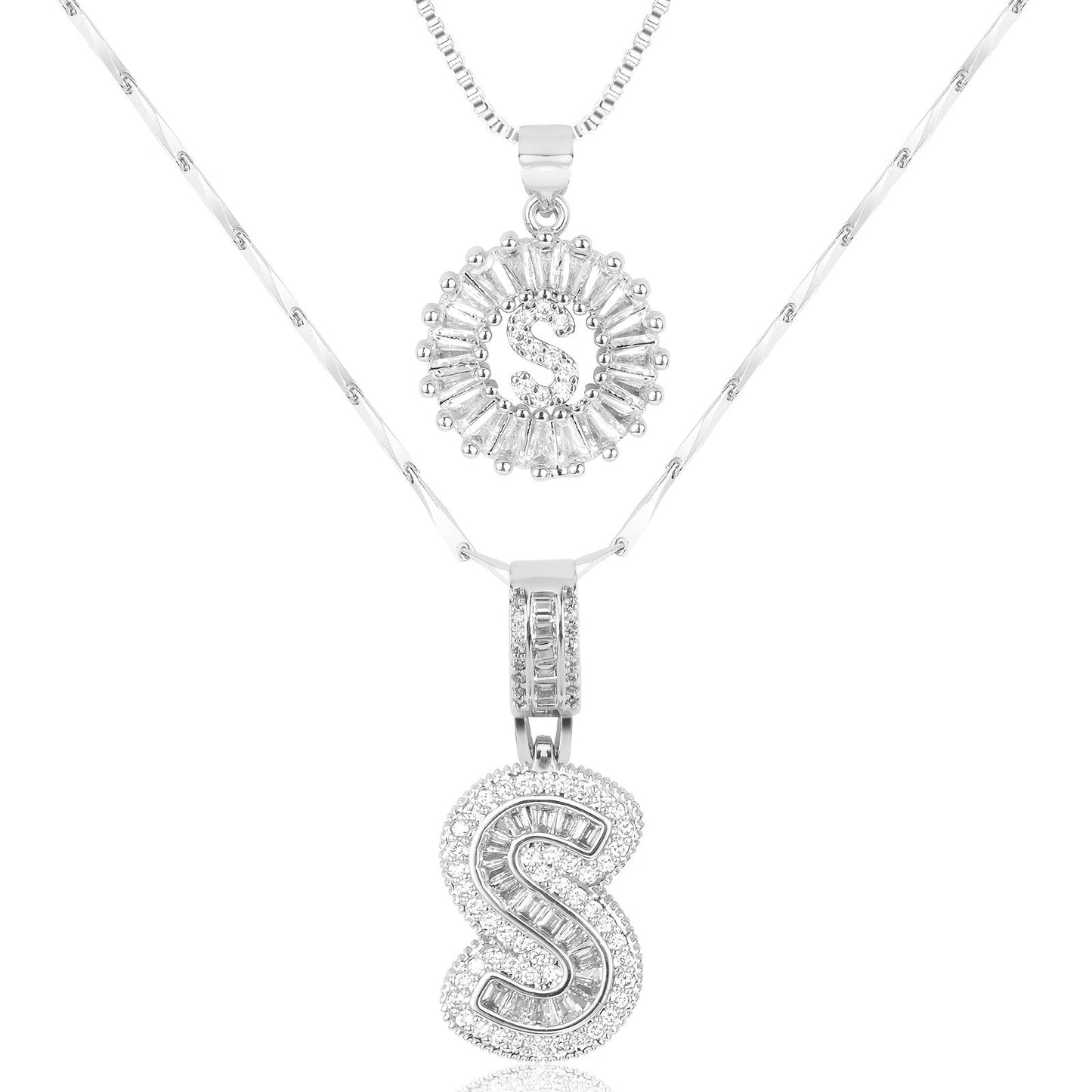 GemLetter Ketting - Initiaal Hanger met Luxe Glans