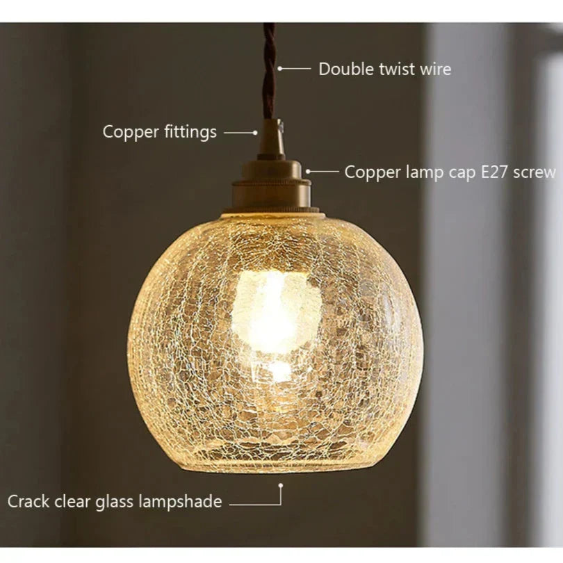 Hanglamp Kristalglas Transparant Scandinavisch Retro E27 15cm LED Eetkamer Woonkamer Minimalistisch | Restfield
