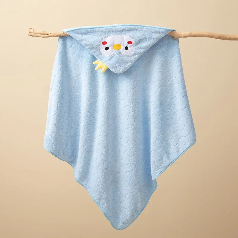 Zachte Baby Badcape™ – Met Capuchon & Schattig Design