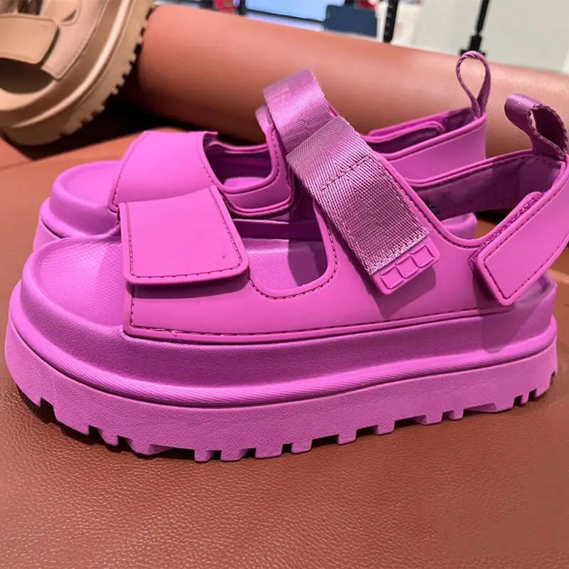 2024 Female Flat Sandals Women Ankle Boots Ladies Thick Platform High Heel Shoes Ladies Luxury Designer Slippers Women Boots