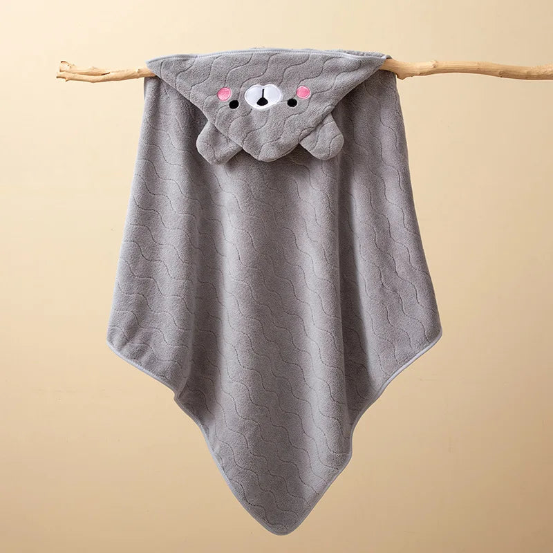 Zachte Baby Badcape™ – Met Capuchon & Schattig Design