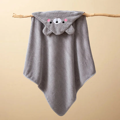 Zachte Baby Badcape™ – Met Capuchon & Schattig Design