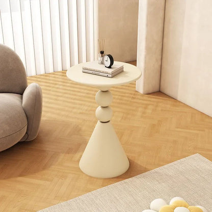 Norvellan - Minimalistische Witte Bijzettafel Scandinavische Stijl