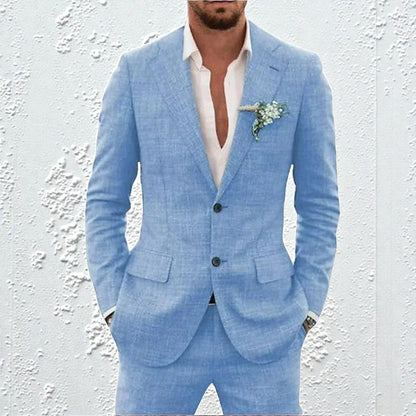 Ensemble blazer et pantalon deux pièces pour homme