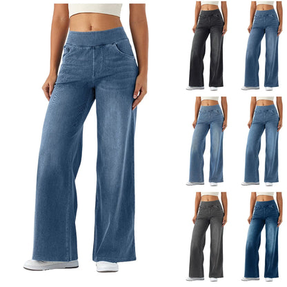 CozyFlow Lyocell Wide Leg Jeans™