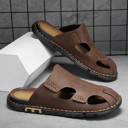 Læder Sandaler