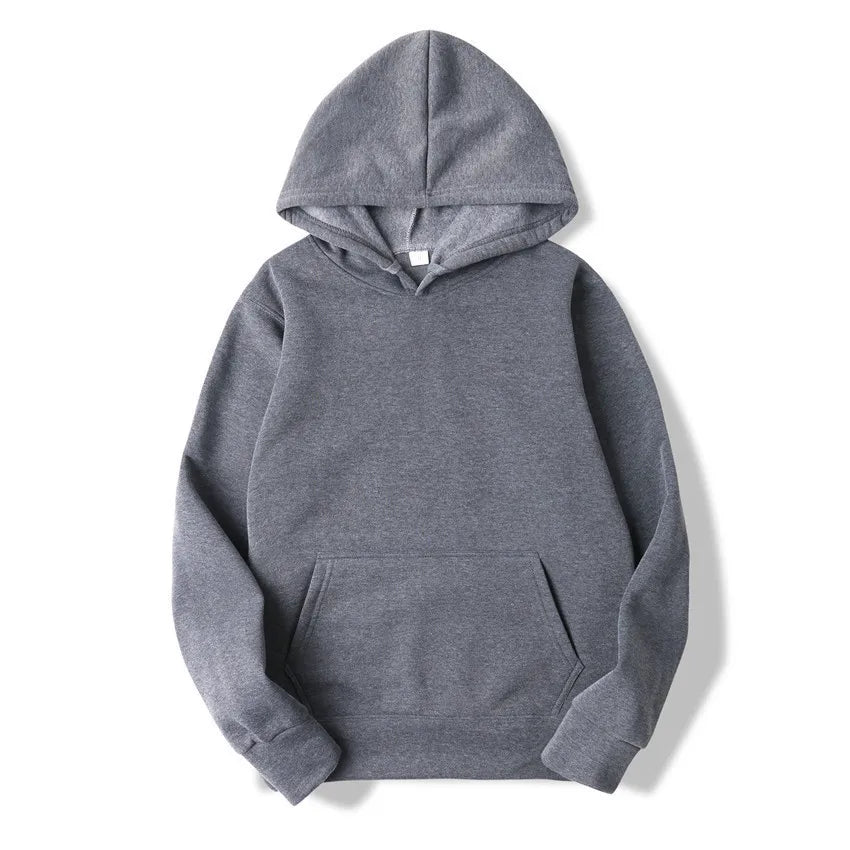 Wilor hættetrøje til mænd og kvinder – afslappet ensfarvet sweatshirt