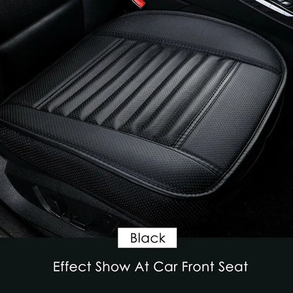 Autositzauflage DriveLuxe | Ademend PU-lederen zitkussen | Antislip & Comfortabel | Geschikt voor alle seizoenen & voertuigtypen