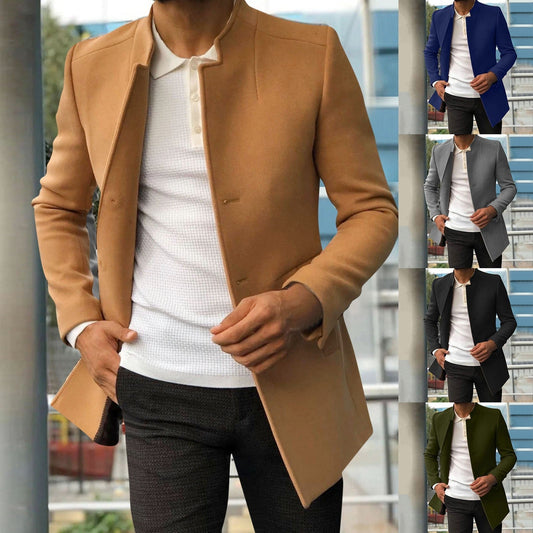 Herren Herbst-/Winterjacke aus Tweed – Lazaro
